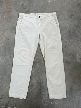 Eleventy Off-White Dress Trousers